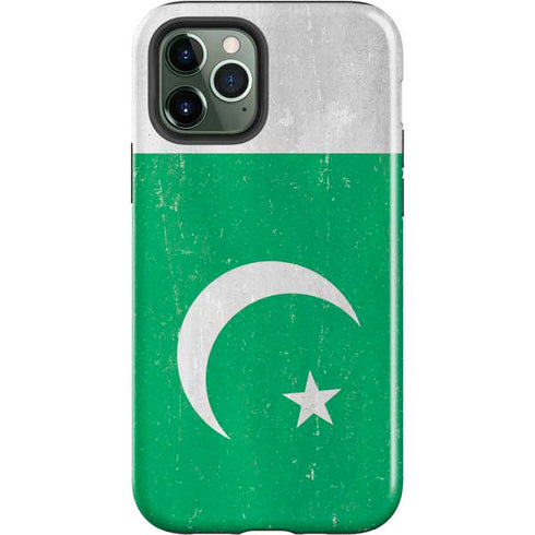 Pakistan Flag Distressed iPhone 12 Pro Impact Case